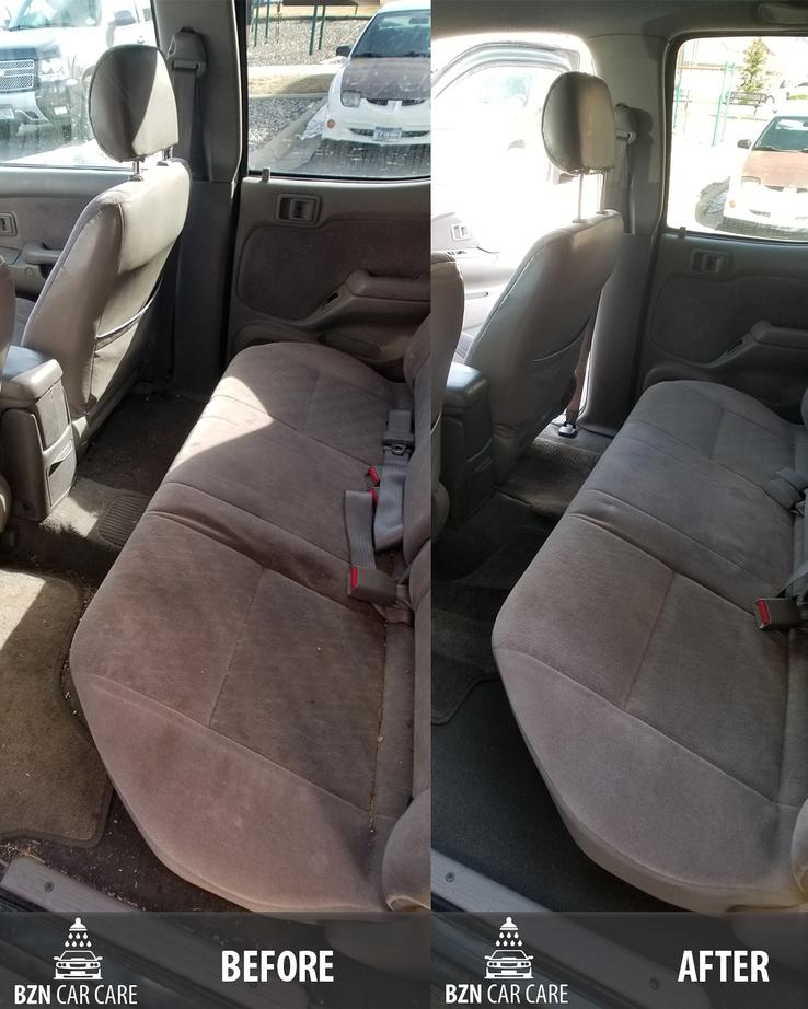 Car Detailing Bozeman - cloth seat cleaning