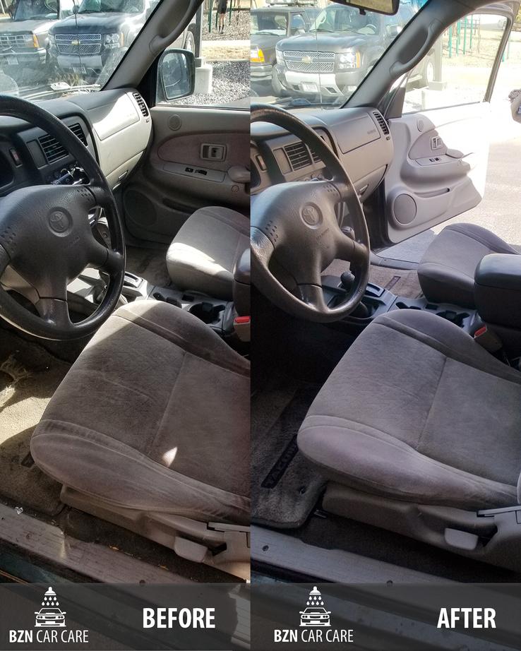 Car Detailing Bozeman - cloth seat cleaning